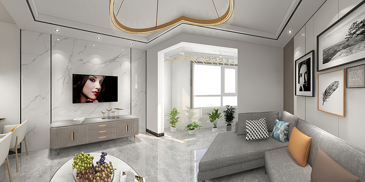 设计师丨挽风-太原国投逍邦-装修设计方案