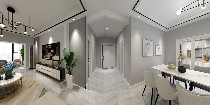 大空间装饰-凯旋城 刘义-装修设计方案