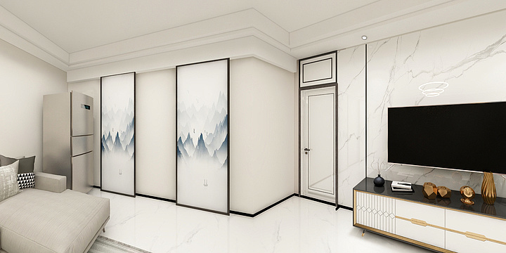 橙子空间设计-华润润府1-1-1205雅居方案-装修设计方案