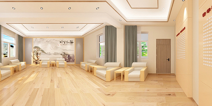 Felix丶原-三元政府接待室-励美装饰-装修设计方案