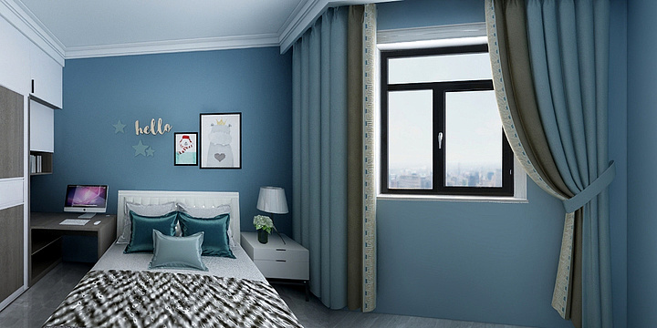 鹤壁鹏达装饰工程有限公司装饰-建业城10-1-702-装修设计方案