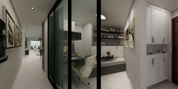 三飘Vhcd-棠湖·柏林镇何女士-装修设计方案