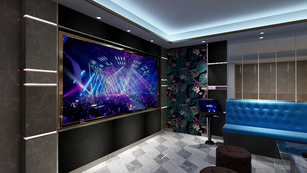 MG麦麦-KTV房（K歌房3效果图）-装修设计方案