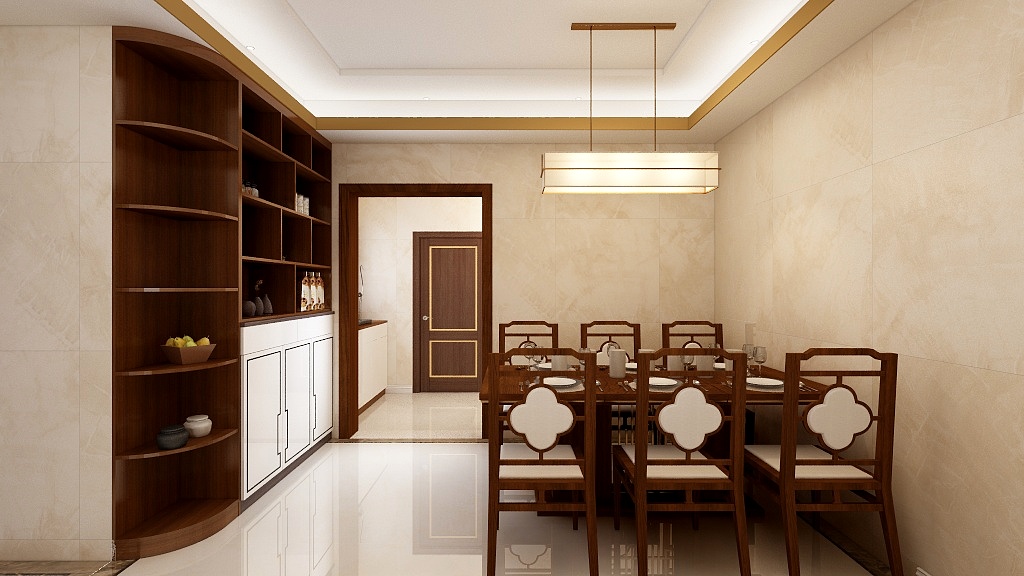 淡淡Dvoe-喜悦城（平面布置图）-新中式-装修设计方案