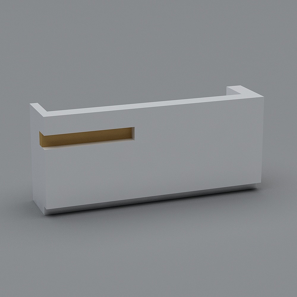 前台3D模型