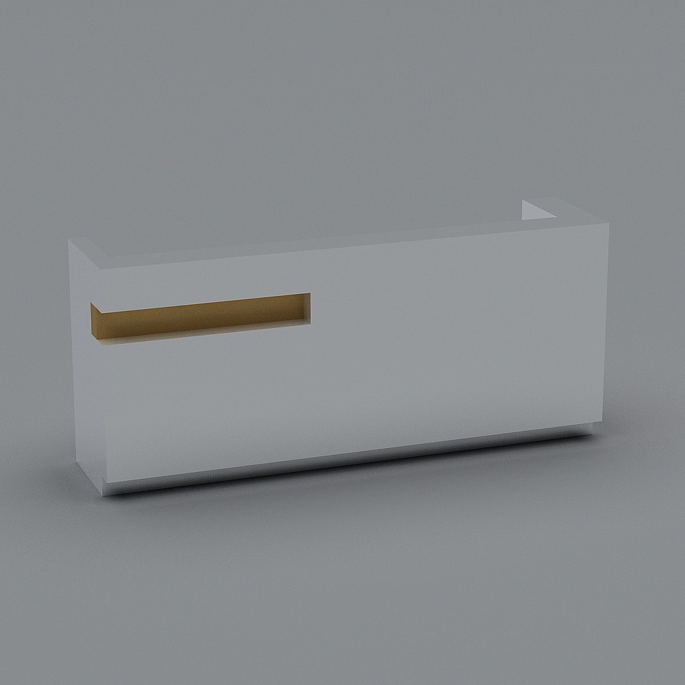 前台3D模型