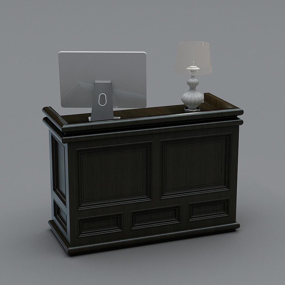 前台3D模型