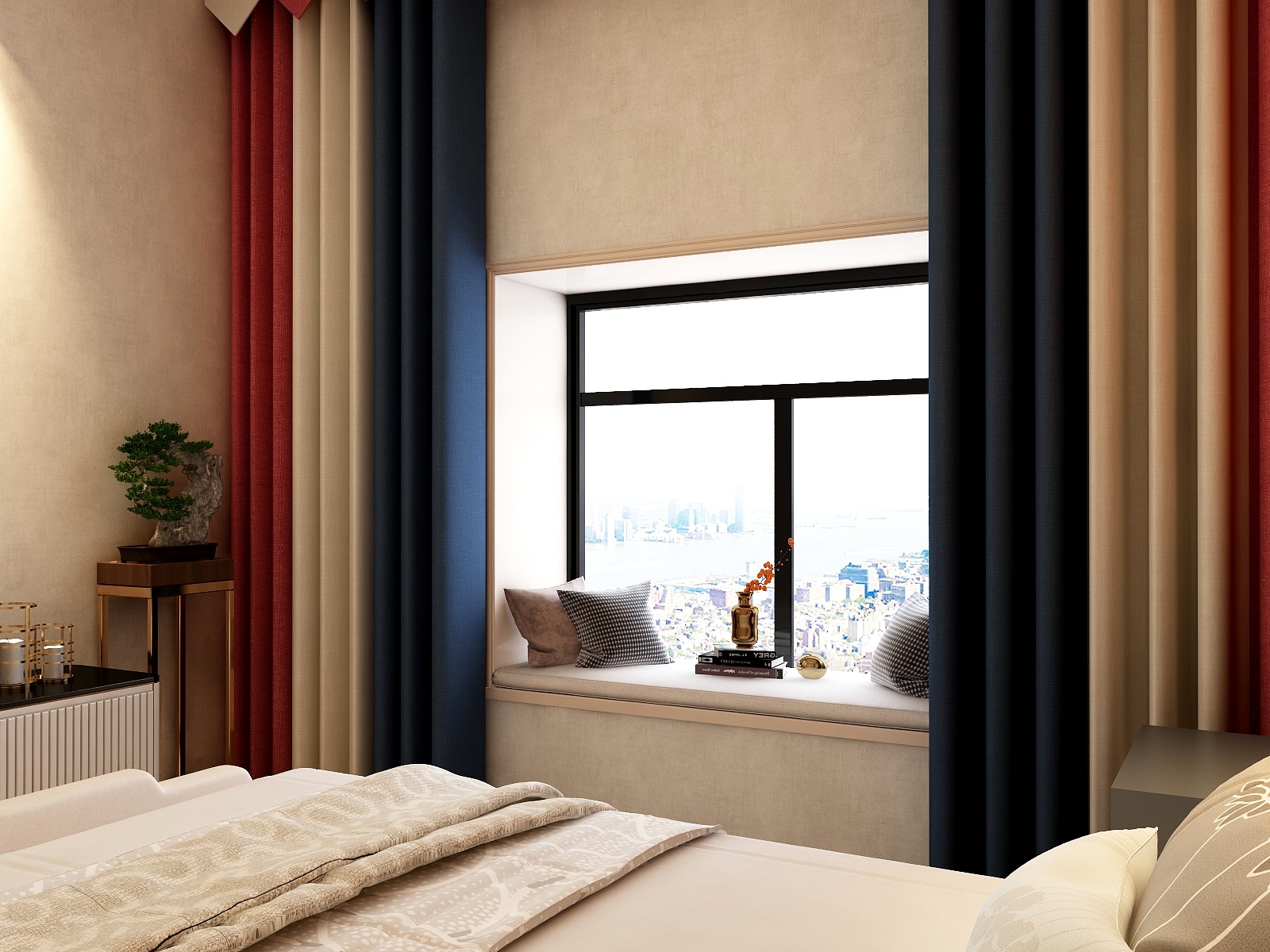 A白茶清欢-主卧轻奢-装修设计方案