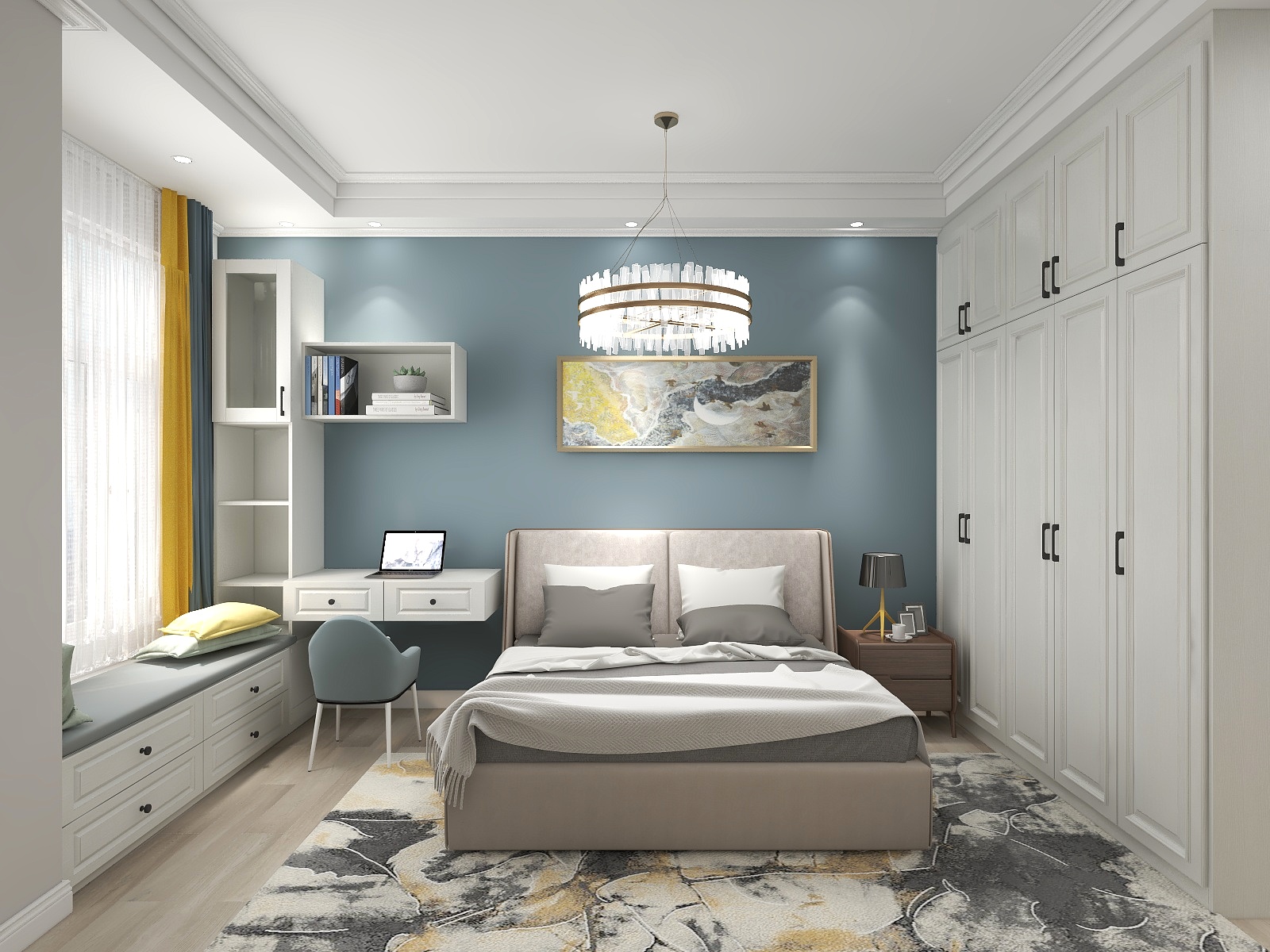 135****7032DlwV-丁姐主卧-装修设计方案