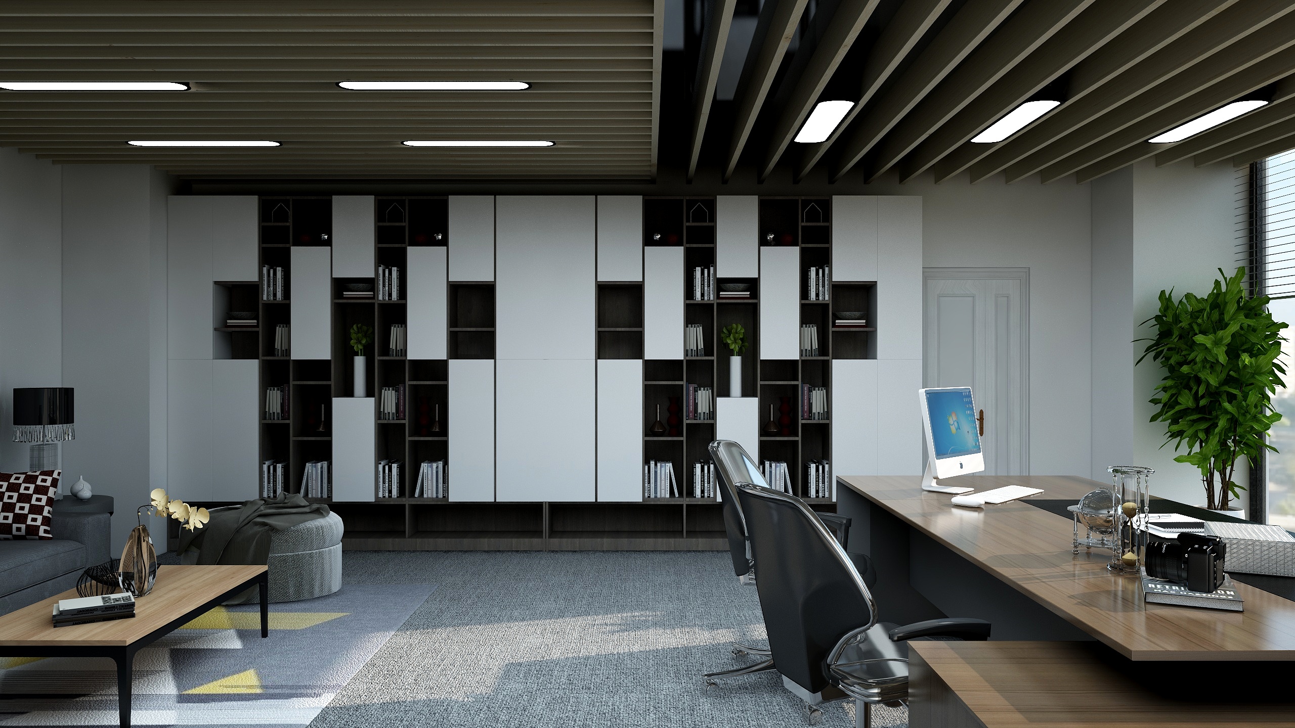黑生先_-律师事务所二楼-装修设计方案