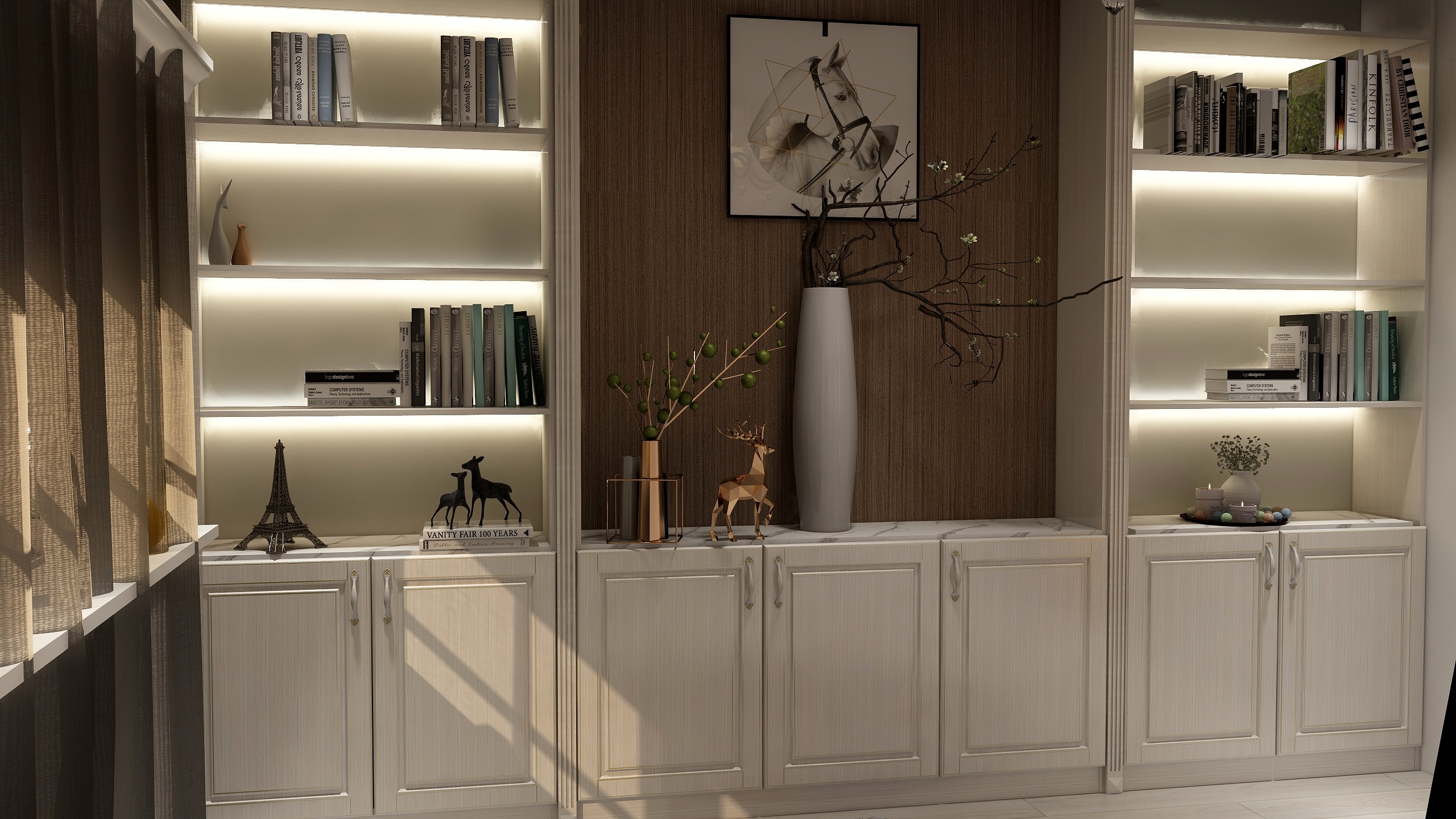 粟茂缘hiKU-书房练习图-装修设计方案