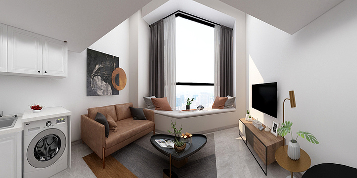 室内设计师陈露-弘坤云寓1602房-副本-装修设计方案