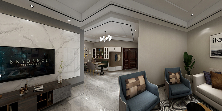 弘和装饰设计-盛达城市花园28楼-装修设计方案