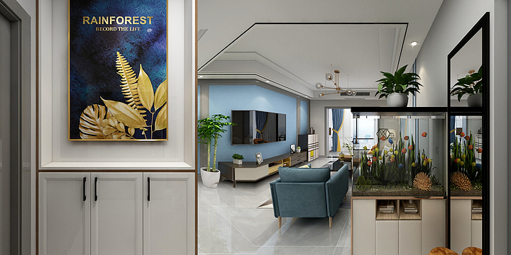 全景效果图6-昊景新城-装修设计方案