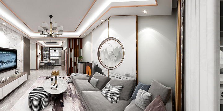 张峰-稻草人新中式设计4.19-装修设计方案