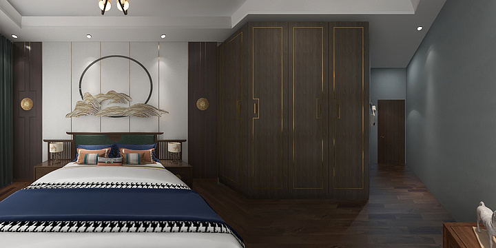 河北梦普建筑装饰工程有限公司-易县李芳自建别墅一层-装修设计方案