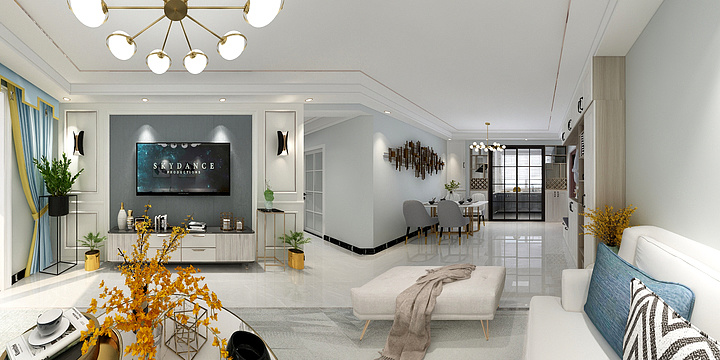 工装设计图-东湖世纪城5-8-8-9-12西户-装修设计方案