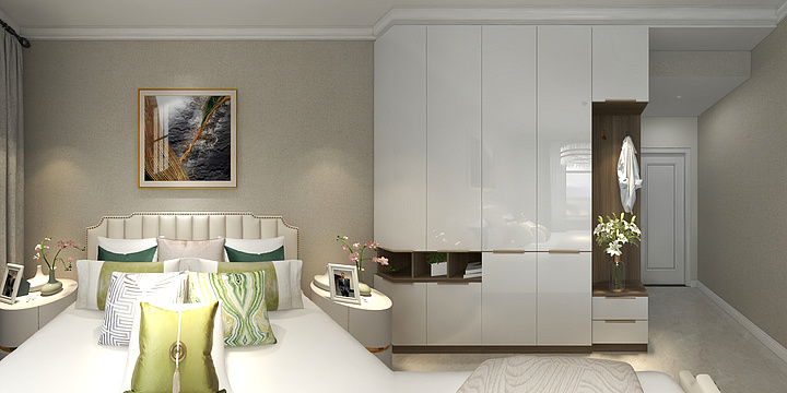 酷家乐REMlP-泰宏国际城卧室-装修设计方案