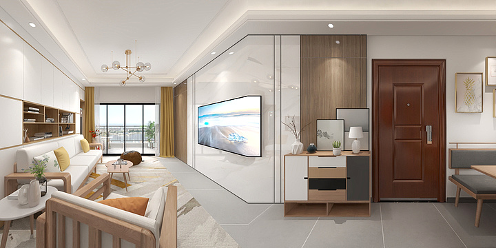 Mr鋒-北欧原木风-装修设计方案