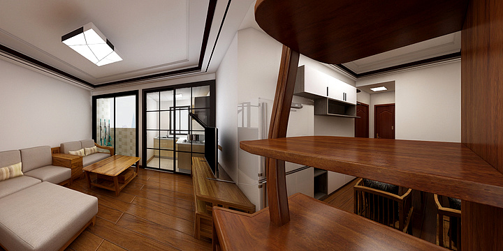 wenYlWi-佛山白天鹅花园套内60方摆设-装修设计方案