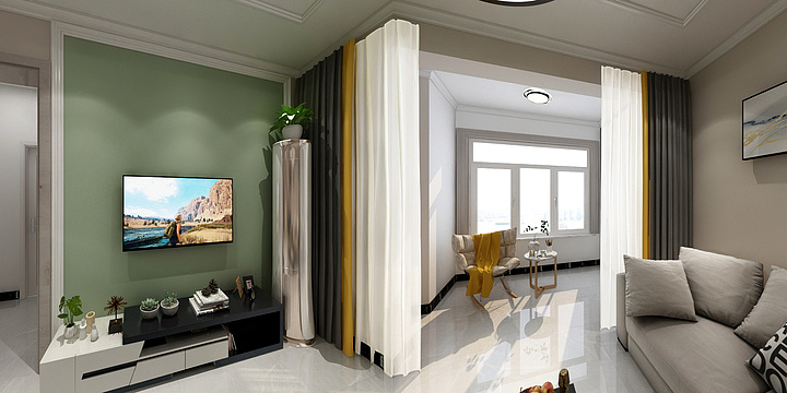 134****0802BySN-7.2-93平米-装修设计方案