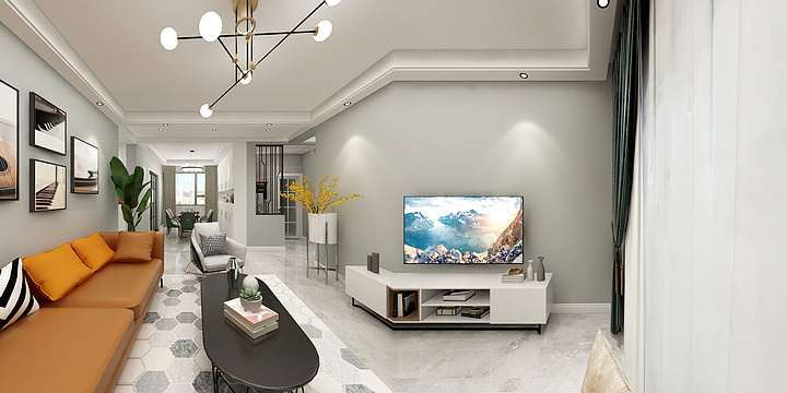 齐家典尚三-绿地王哥表现图-装修设计方案