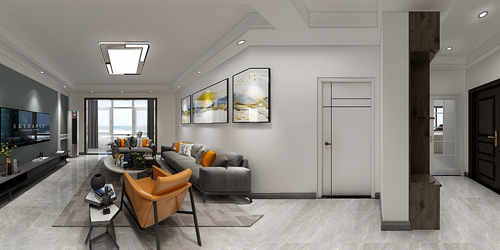 设计师赵军-英伦城邦8-2-401-装修设计方案