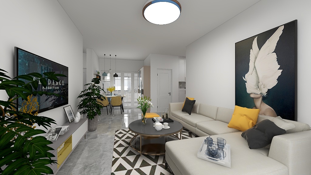 烟台艺铭装饰设计工程有限公司-中建悦海和园17-1-1403-装修设计方案