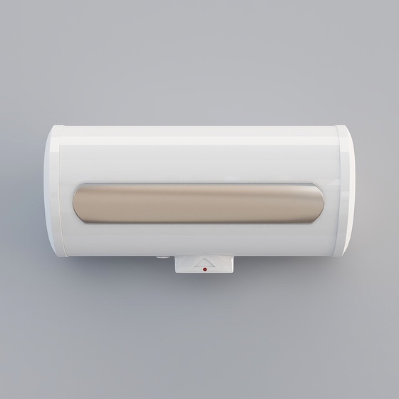 Modern Water Heater 3D Model in Earth Color
