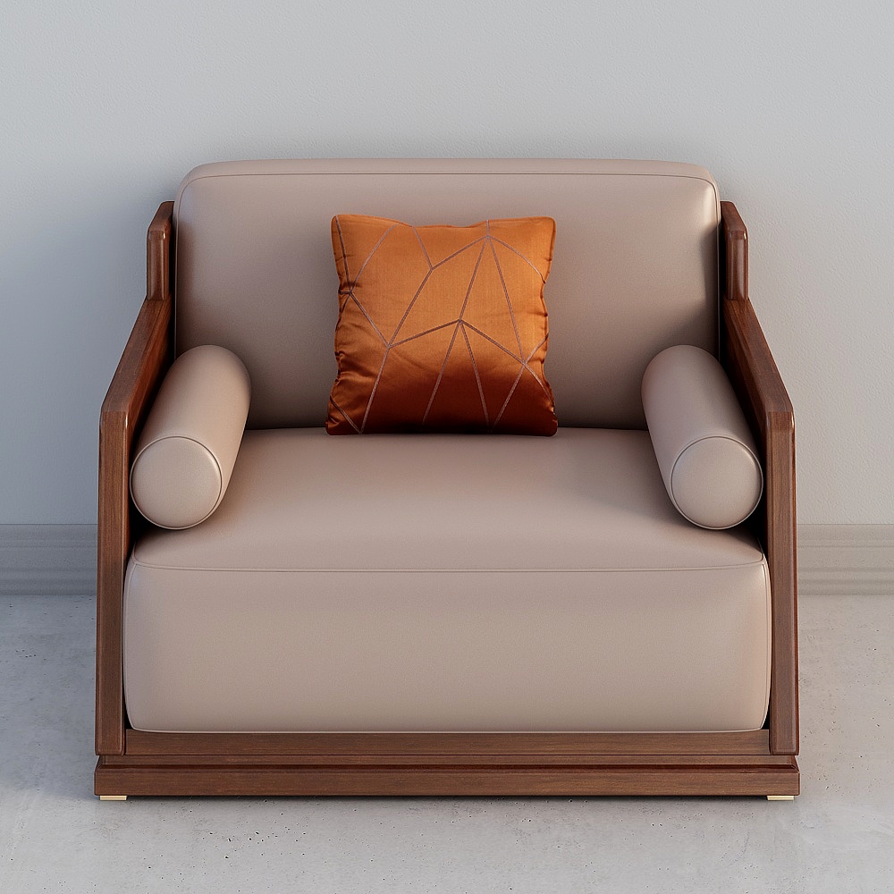忆东方-JLV08_1(单人位沙发）3D模型