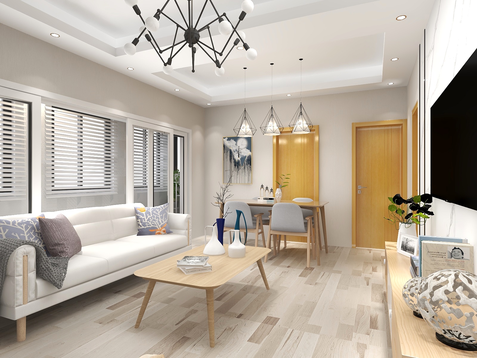 筱侜-瑞和园89.50㎡B户型3室2厅1卫-装修设计方案