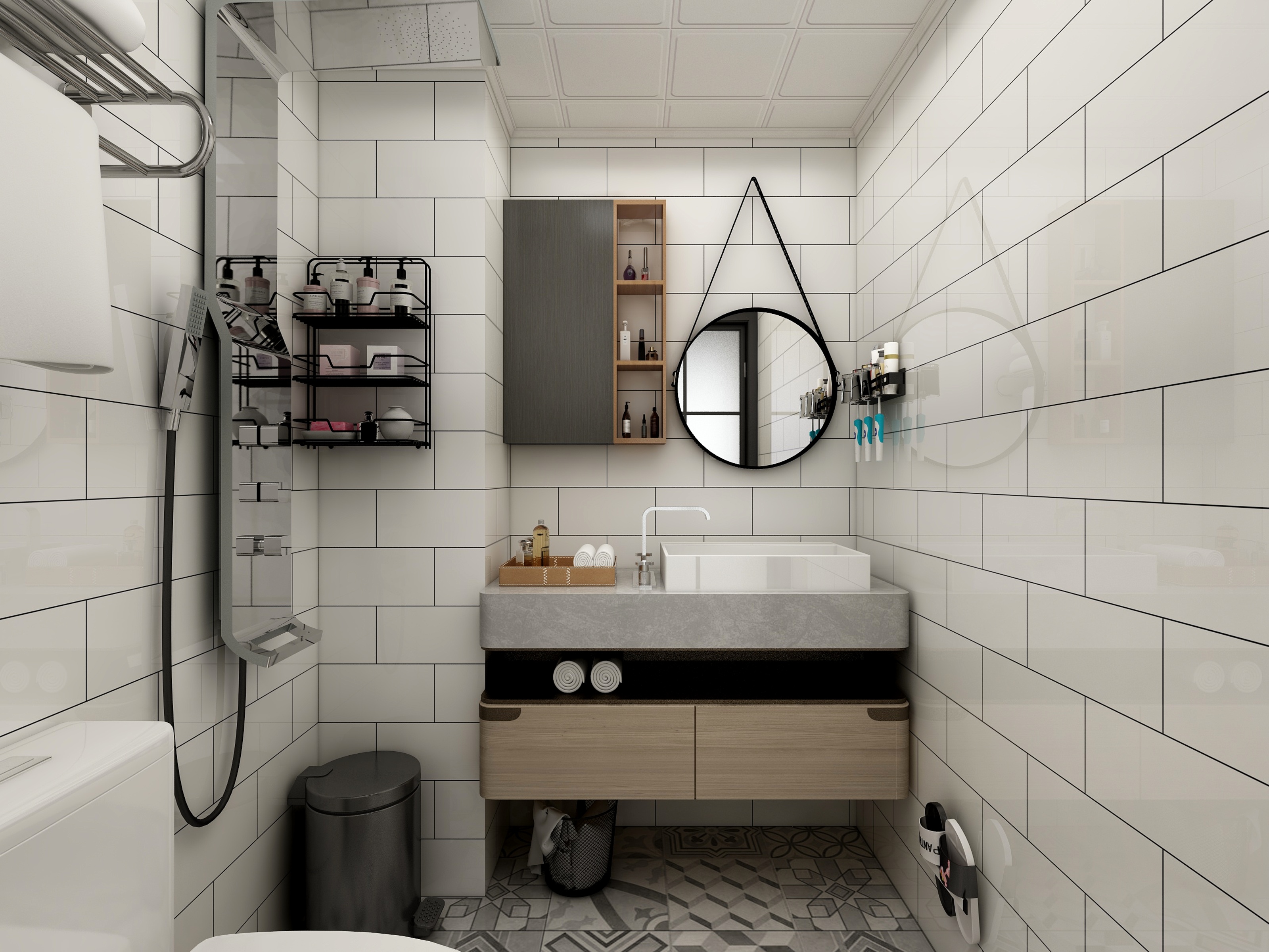 酷家乐-太阳_-复式工业风商住两用-装修设计方案