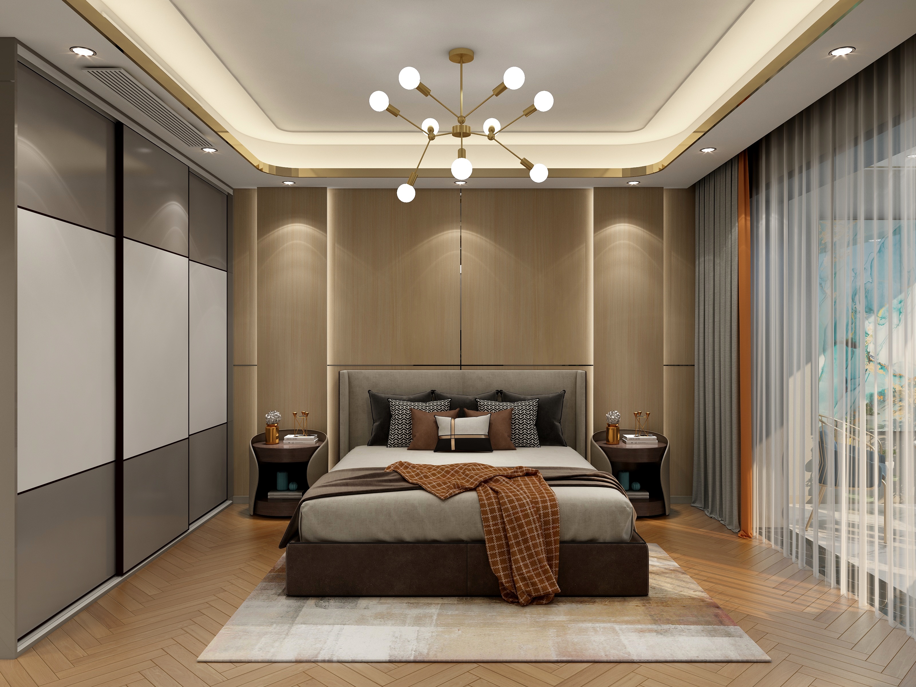 130-2298-3950设计张-紫汀苑2层别墅轻奢-方案1-装修设计方案