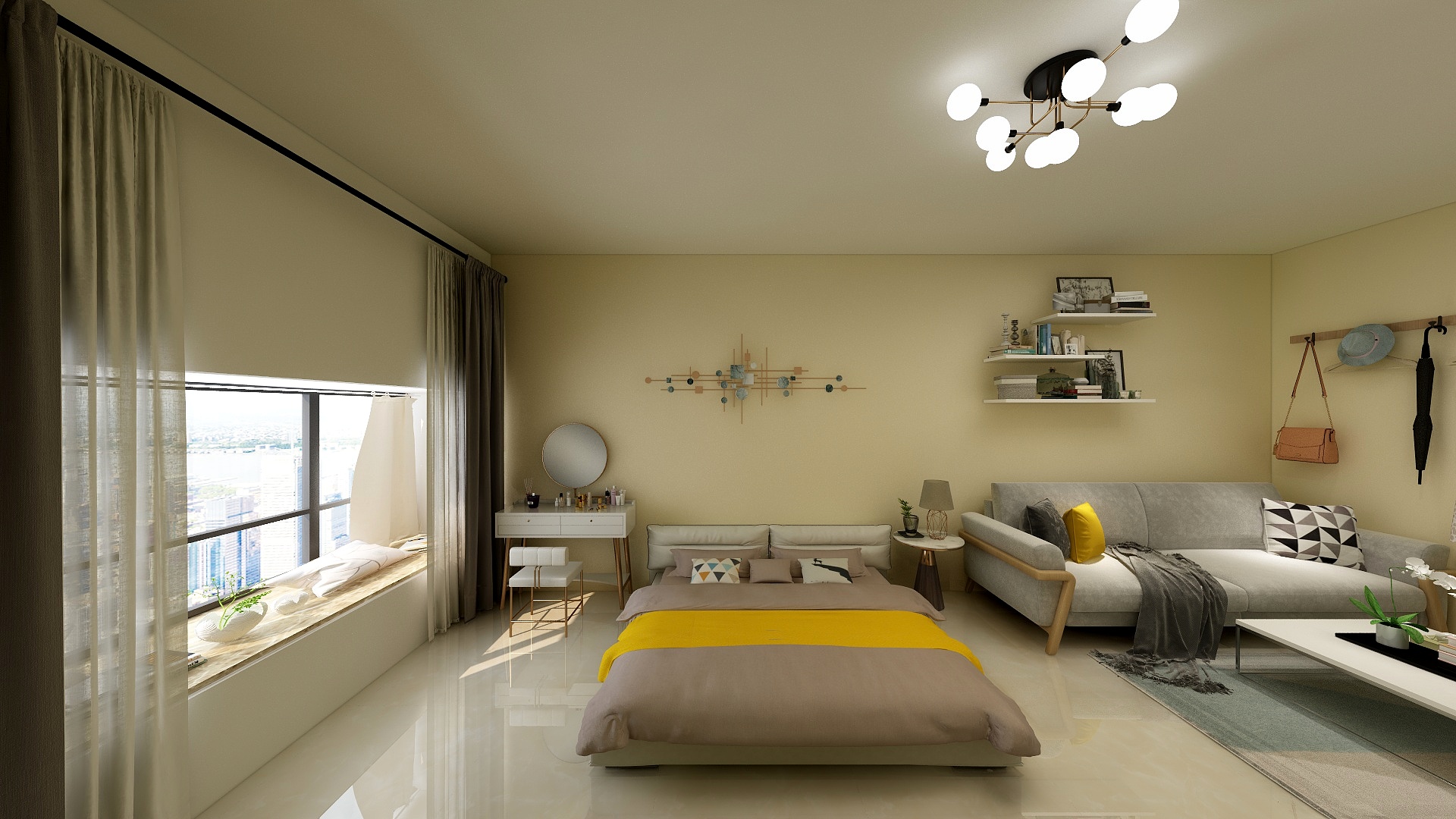 家装的门道-一人居室-装修设计方案