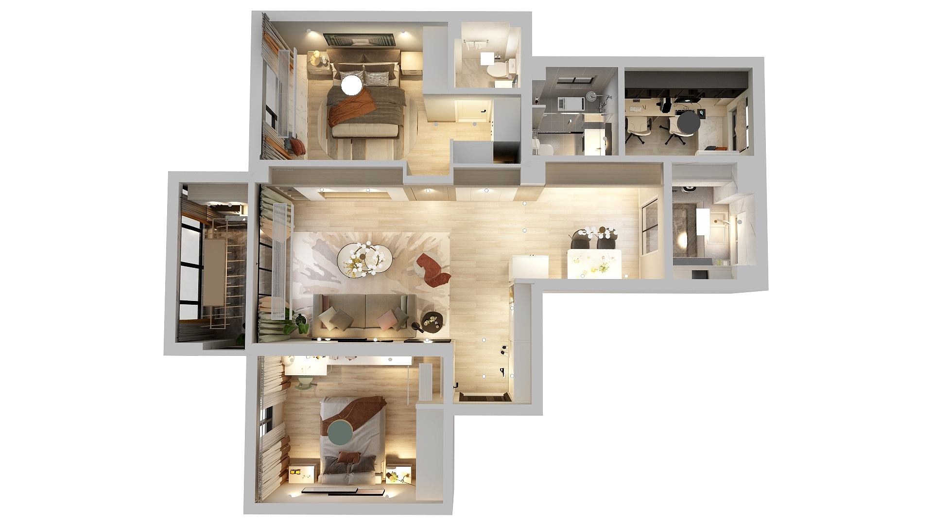 OK渲染-滨湖晴园7幢最终-装修设计方案