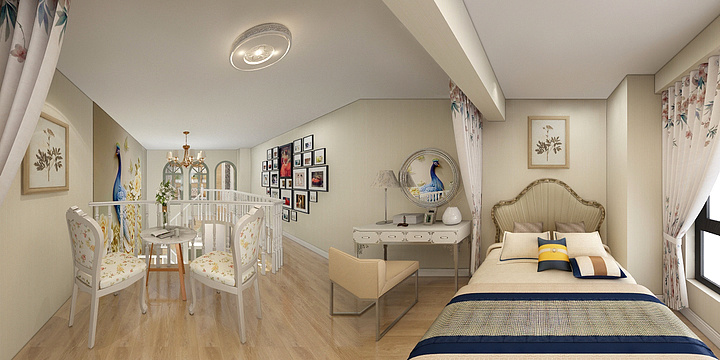 设计总监丨木杉-鑫苑·现代城-清新田园-装修设计方案