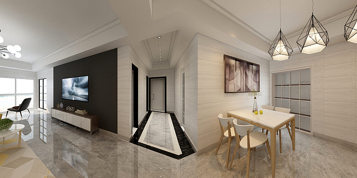 设计师杨永成-隆宽天骄国际-装修设计方案