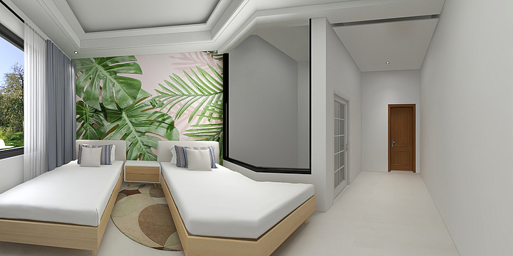 大理市木森装饰有限公司-标间1-装修设计方案