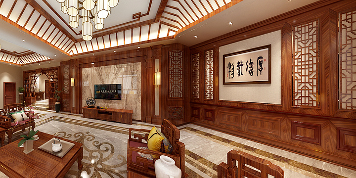 金牌装饰xezT-五星自建房别墅-方案三-装修设计方案