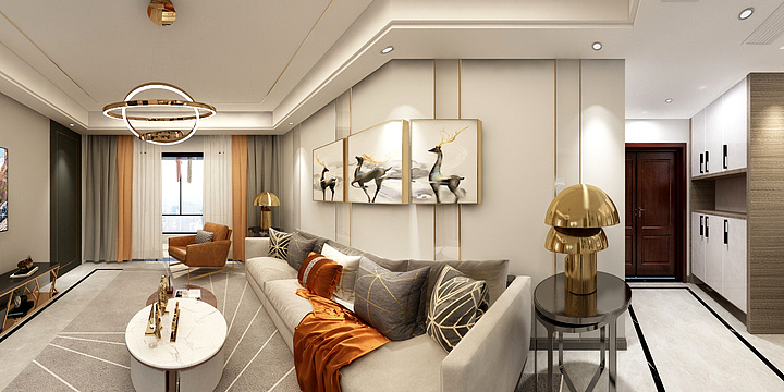 章以杭-阳光城君望府107户型-装修设计方案