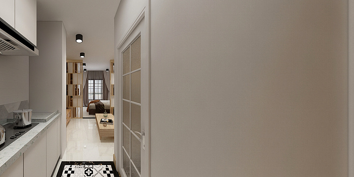 无先生tt-广悦一品3#06、07户型38.73㎡（现代轻奢风格）-装修设计方案