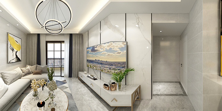 CJY橙子设计-美力百富雅苑13-06户型-装修设计方案