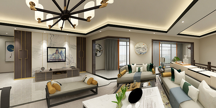 张德帅呀-国安公馆9-1-102-装修设计方案