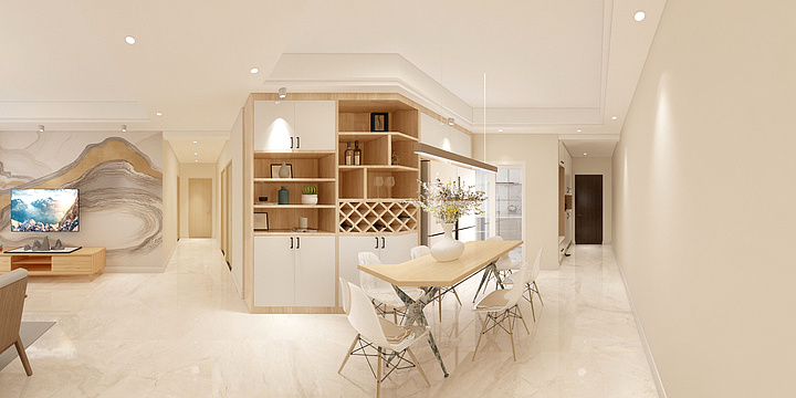 鸿泽建材-麓湖苑-装修设计方案