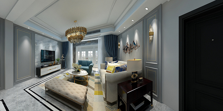 婷婷I全案设计-王欢叠层设计方案2-装修设计方案