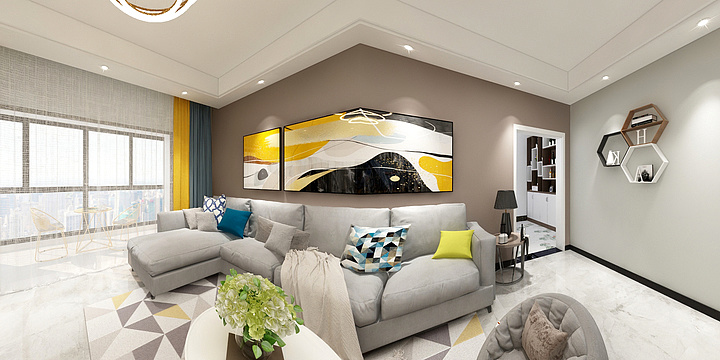 设计师-杨镇江-虹祥东城里-装修设计方案