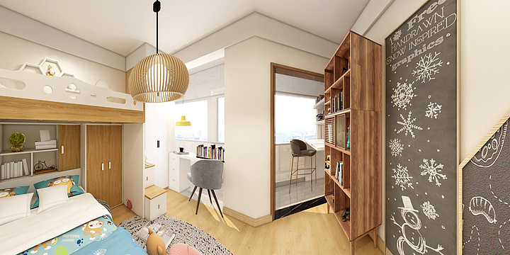 欸夫-日式小居-装修设计方案