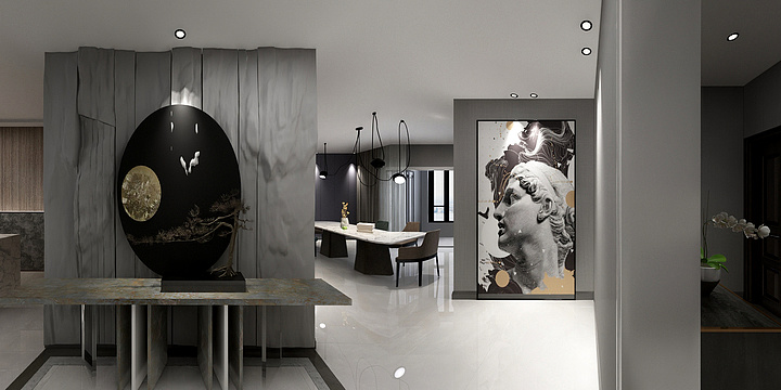 设计土土啊-蓝光水岸公园建面137-装修设计方案