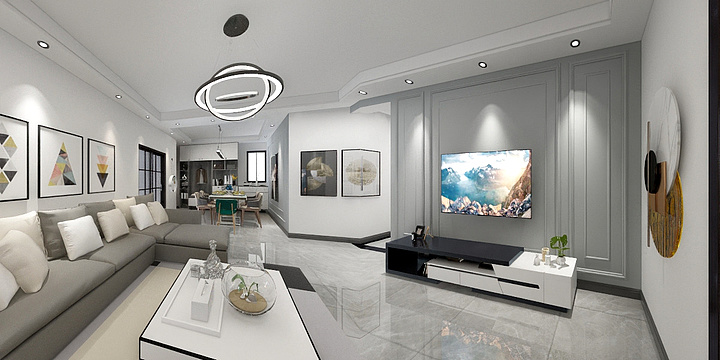 任氏室内设计-蓝光·天骄城二期6区1-2-1304左先生-装修设计方案