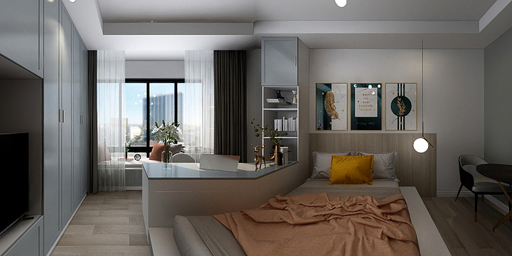 设计师李坤-新城市广场1-装修设计方案